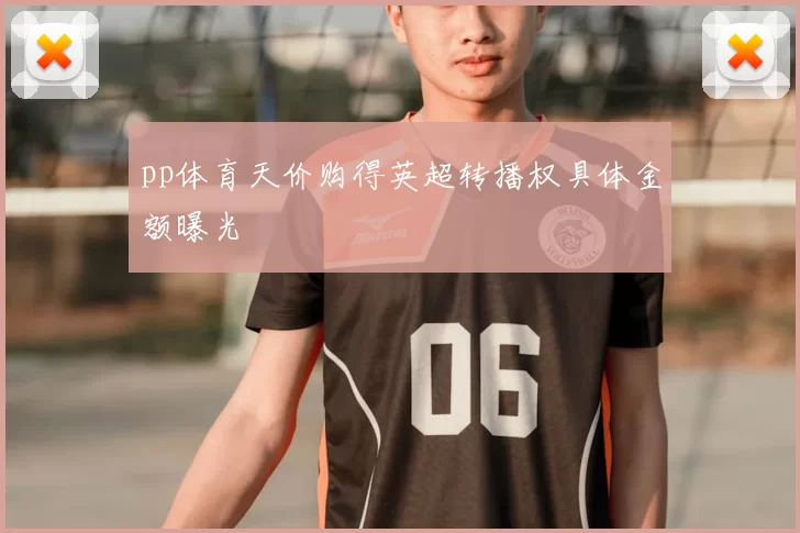 pp体育天价购得英超转播权具体金额曝光